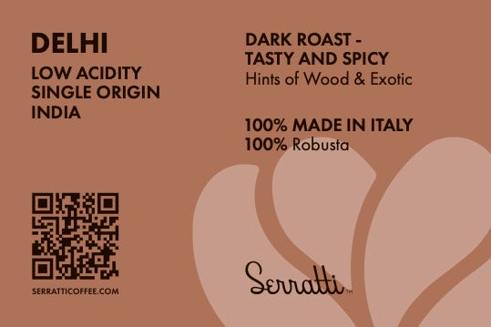 SINGLE ORIGIN INDIA Bag of Whole Coffee Beans Blend Delhi 8 oz