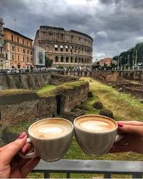 Bag of Whole Coffee Beans Blend Rome 8 oz