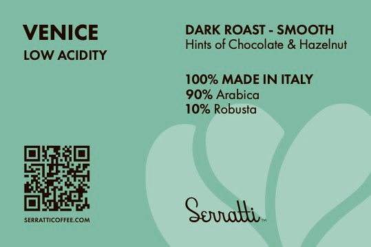 Bag of Whole Coffee Beans Blend Venice 8 oz